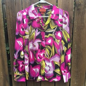 Missoni for Target blouse with button detail, sz M